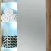 Badmöbel> Hochschrank braun