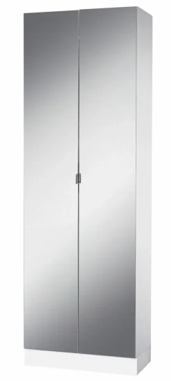 Badmöbel> Hochschrank weiß