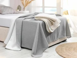 Ibena Kühlende Sommerdecke Doublef. weißbeige^ Bettdecken