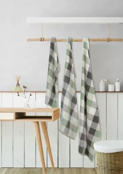 Duschtücher>Inspiration Home Badetuch grün