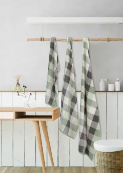 Duschtücher>Inspiration Home Duschtuch grün