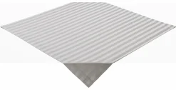 Inspiration Home Mitteldecke silberfarben^ Tischtextilien