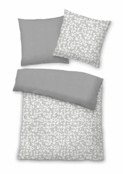 Linon-Renforce>Inspiration Home Renforce-Bettwäsche silberfarben