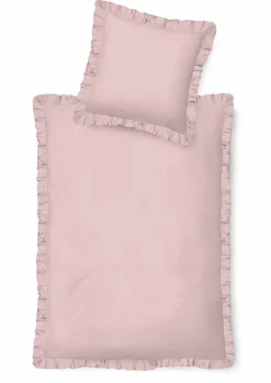 Inspiration Home Renforce-Bettwäsche "Rüsche" pink^ Linon-Renforce