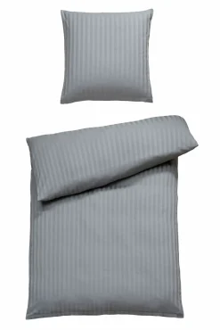 Jacquard Bettwäsche|Satin>Inspiration Home Satin-Bettwäsche silberfarben
