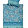 Inspiration Home Satin-Bettwäsche mehrfarbigblaugrün^ Satin
