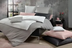 Inspiration Home Satin-Bettwäsche pink^ Jacquard Bettwäsche
