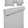 Jacquard Bettwäsche>Inspiration Home Satin-Bettwäsche silberfarben