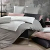 Inspiration Home Satin-Bettwäsche grau^ Jacquard Bettwäsche