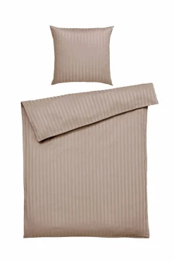 Inspiration Home Satin-Bettwäsche braun^ Jacquard Bettwäsche|Satin
