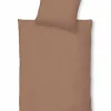 Satin>Inspiration Home Satin-Bettwäsche braun