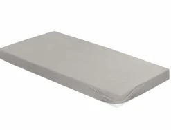 Bettlaken>Irisette Jersey-Betttuch silberfarben