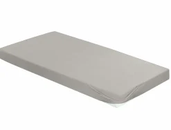 Bettlaken>Irisette Jersey-Spannbetttuch silberfarben