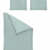 Satin>Irisette Mako-Satin-Bettwäsche grün