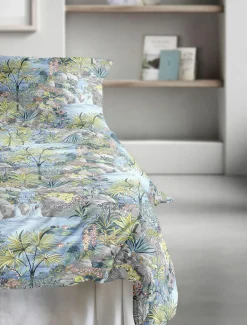 Irisette Satin-Bettwäsche blau^ Satin