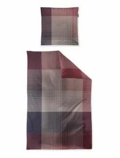 Satin>Irisette Satin-Bettwäsche rot