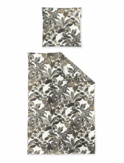 Satin>Irisette Satin-Bettwäsche silberfarben