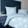 Biber> Janine Biber-Bettwäsche blau