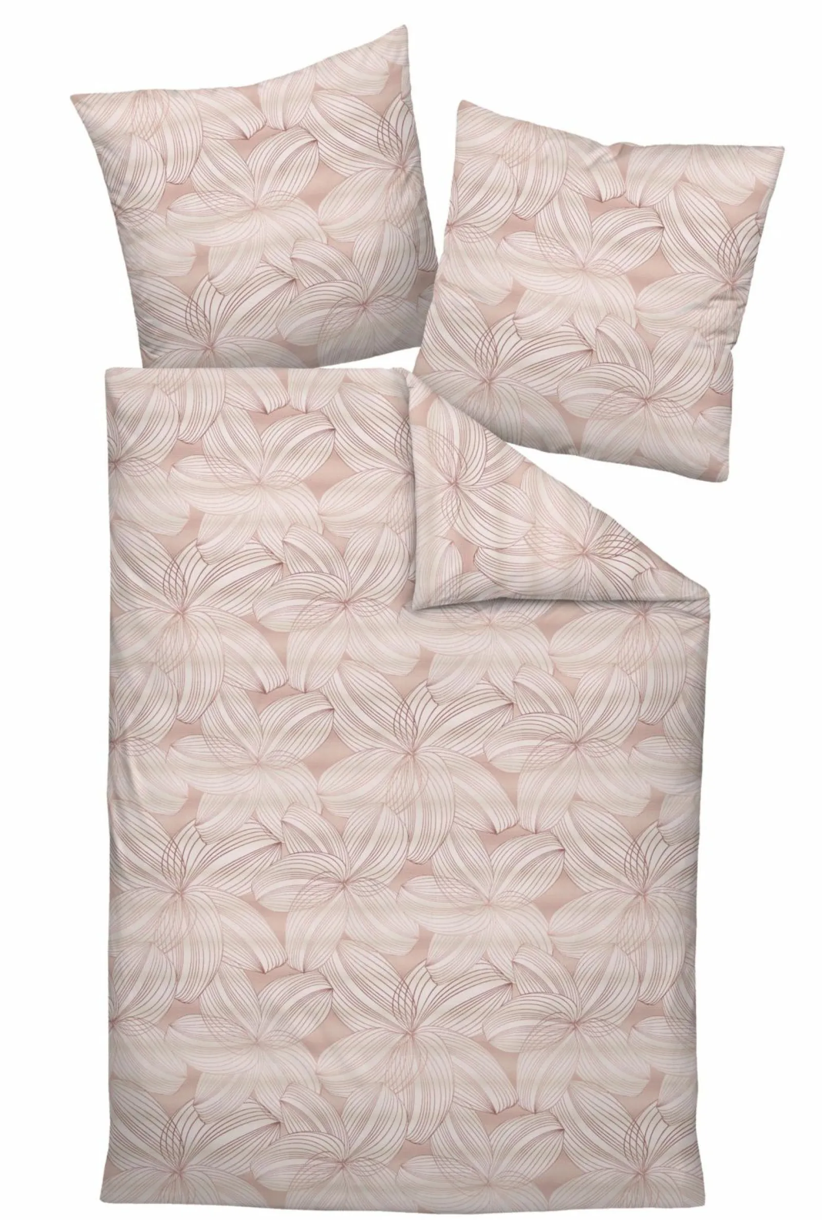 Janine Interlock-Jersey-Bettwäsche beigebraun^ Jersey