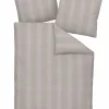 Jersey>Janine Interlock-Jersey-Bettwäsche braun