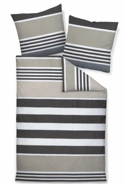Janine Mako-Satin-Bettwäsche braun^ Satin