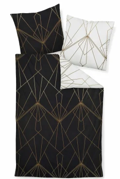 Janine Mako-Satin-Bettwäsche beigebraun^ Satin