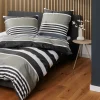 Satin>Janine Mako-Satin-Bettwäsche braun