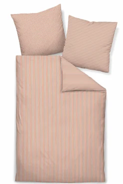Janine Mako-Satin-Kissenbezug orange^ Kopfkissenbezüge|Satin