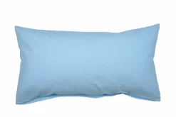 Kopfkissenbezüge|Seersucker>Janine Seersucker-Kissenbezug blau