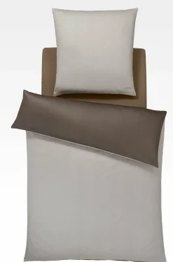 Satin>JOOP! Mako-Satin-Bettwäsche braun