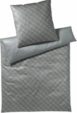 Satin>JOOP! Mako-Satin-Bettwäsche grau