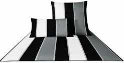 Satin>JOOP! Satin-Bettwäsche schwarzweiß