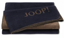Wohndecken>JOOP! Wohndecke mari.-karamell blau