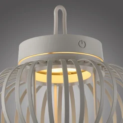 JUST LIGHT LED-Akku-Tischleuchte 1 flg grau^ Außen Tischleuchten|Akku Tischleuchten