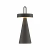 Außen Tischleuchten|Akku Tischleuchten>JUST LIGHT LED-Akku-Tischleuchte 1flg schwarz