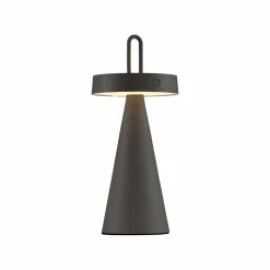 Außen Tischleuchten|Akku Tischleuchten>JUST LIGHT LED-Akku-Tischleuchte 1flg schwarz