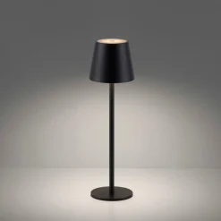 JUST LIGHT LED-Akku-Tischleuchte 1flg schwarz^ Außen Tischleuchten|Akku Tischleuchten
