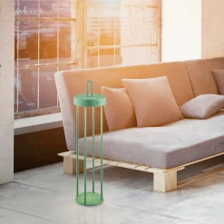 Außen Tischleuchten|Akku Tischleuchten>JUST LIGHT LED-Akku-Tischleuchte 1flg grün