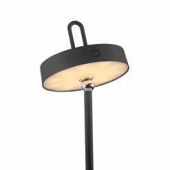 JUST LIGHT LED-Akku-Tischleuchte 1flg schwarz^ Außen Tischleuchten|Akku Tischleuchten