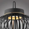 JUST LIGHT LED-Akku-Tischleuchte 1 flg schwarz^ Außen Tischleuchten|Akku Tischleuchten