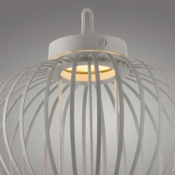 Außen Tischleuchten|Akku Tischleuchten>JUST LIGHT LED-Akku-Tischleuchte 1flg grau