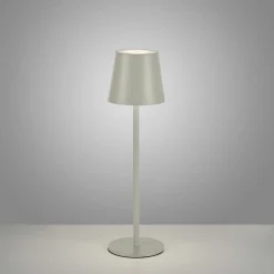 JUST LIGHT LED-Akku-Tischleuchte 1flg grauweiß^ Außen Tischleuchten|Akku Tischleuchten