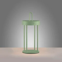 JUST LIGHT LED-Akku-Tischleuchte 1flg grün^ Außen Tischleuchten|Akku Tischleuchten