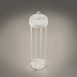 JUST LIGHT LED-Akku-Tischleuchte 1flg weiß^ Außen Tischleuchten|Akku Tischleuchten