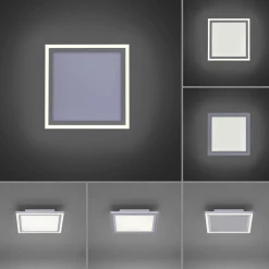 JUST LIGHT LED-Deckenleuchte 2flg weiß^ Deckenleuchten