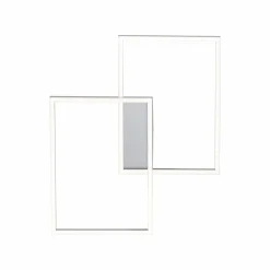 JUST LIGHT LED-Deckenleuchte 2flg silberfarben^ Deckenleuchten