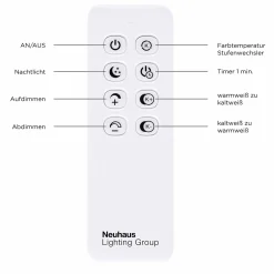 JUST LIGHT LED-Deckenleuchte 2flg silberfarben^ Deckenleuchten