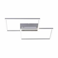 JUST LIGHT LED-Deckenleuchte 2flg silberfarben^ Deckenleuchten