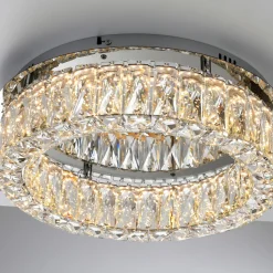 JUST LIGHT LED-Deckenleuchte 1flg silberfarben^ Deckenleuchten