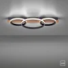 JUST LIGHT LED-Deckenleuchte 1flg braun^ Deckenleuchten